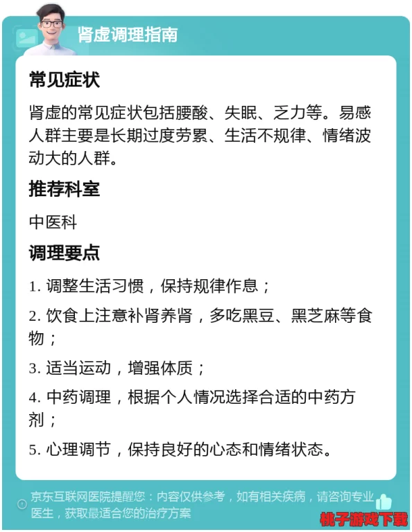 黑色肾虚十八连：如何通过饮食与生活方式改善你的健康状况，重拾活力与自信