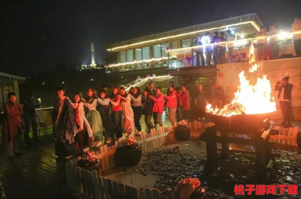 《烈火如歌》手游帮派乐聚新篇章：温泉疗养，篝火共舞畅享兄弟情谊夜