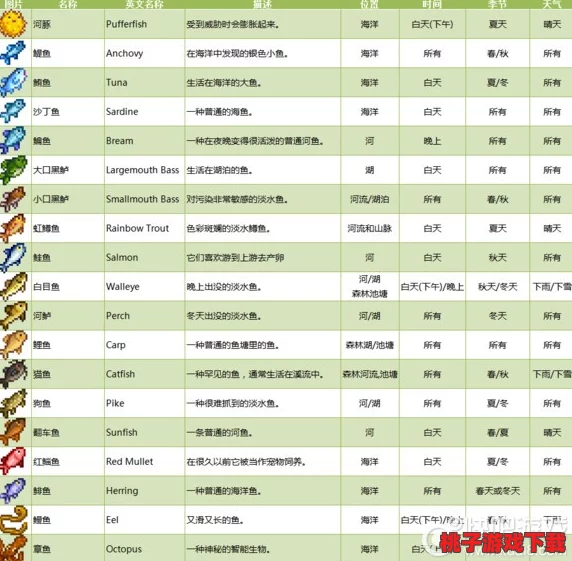 星露谷物语探索：揭秘西鲱鱼最佳垂钓地点与季节性出没指南