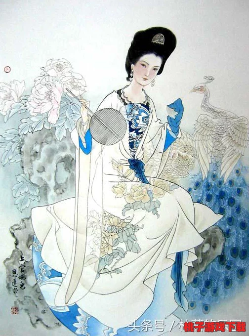 上官婉儿用一支笔稿自己，墨香飘逸间谱写千古绝唱，文采风流惊艳后世