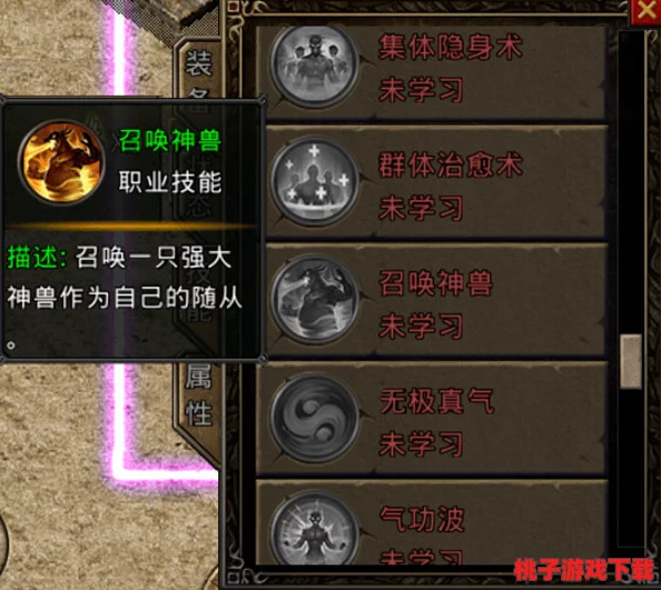 原始传奇道士职业神石搭配全攻略：属性优化与战斗增益选择指南