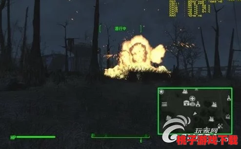 辐射4：探索夜间照明奥秘，掌握一键照亮黑暗世界的快捷键指南