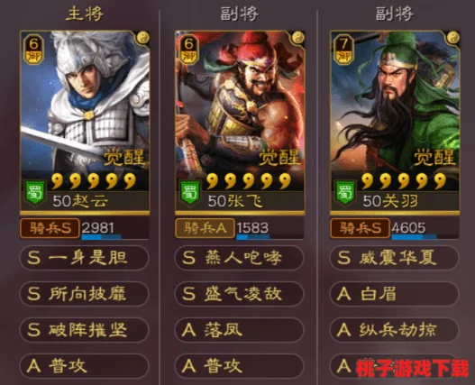 三国志战略版中黄忠与张角对比：武将特性、技能差异及适用场景全解析