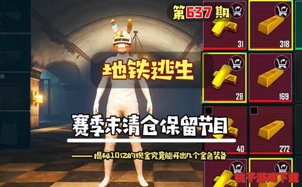 地铁逃生游戏攻略：揭秘高概率金条掉落之门，助你财富满载而归！