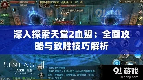 深入探索《天堂2血盟》比武盛会：策略与技巧并进的竞技玩法全攻略